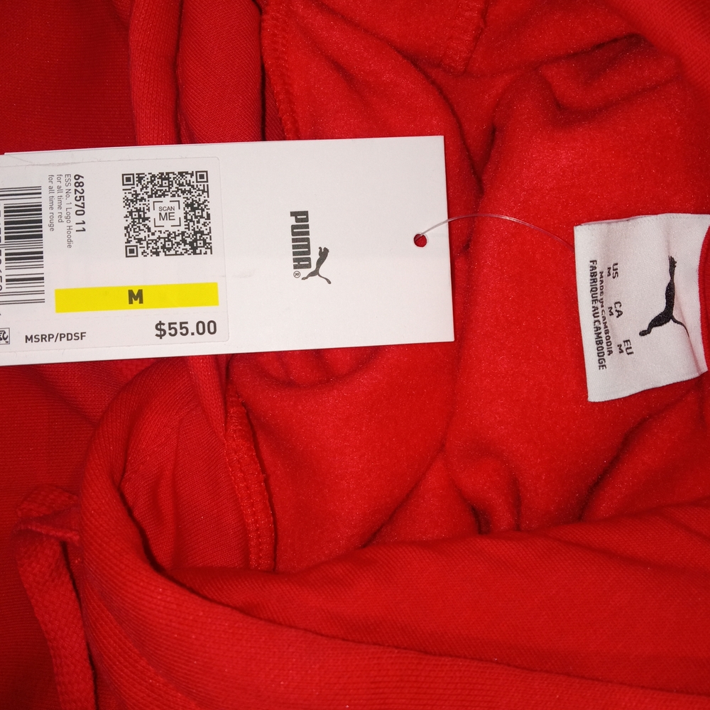 PUMA Men's Red Hoodie - Picture 4 of 8
